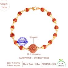Load image into Gallery viewer, 10 Mukhi Wrist Band (Indonesian) - Type 2