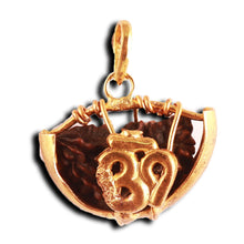 Load image into Gallery viewer, 1 Mukhi half moon shaped from India - Bead No. 286