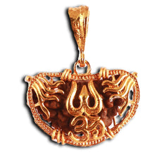 Load image into Gallery viewer, 1 Mukhi half moon shaped from India - Bead No. 293