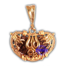 Load image into Gallery viewer, 1 Mukhi half moon shaped from India - Bead No. 312