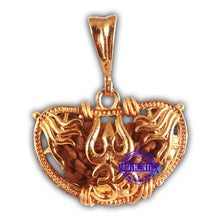 Load image into Gallery viewer, 1 Mukhi half moon shaped from India - Bead No. 329