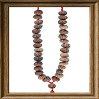 Load image into Gallery viewer, 14 mukhi Rudraksha Kantha - (32+ 1 beads - Indonesian)