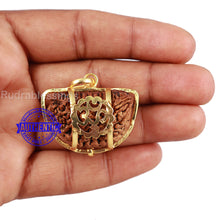 Load image into Gallery viewer, 1 Mukhi half moon shaped from India - Bead No. 208