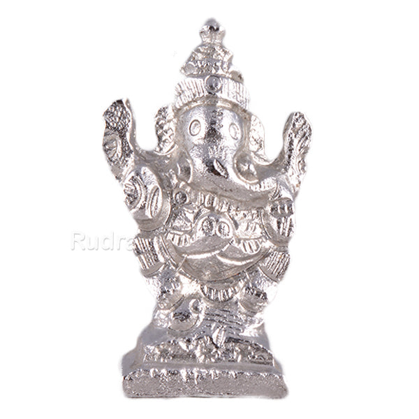 Parad / Mercury Ganesha statue - 45
