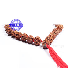 Load image into Gallery viewer, 6 mukhi Rudraksha Mala - (26+1 beads - Nepalese)