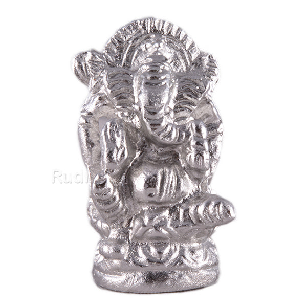 Parad / Mercury Ganesha statue - 64