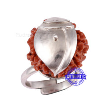 Load image into Gallery viewer, 7 Mukhi Nepalese Rudraksha Ring - 15