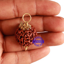 Load image into Gallery viewer, 7 Mukhi Hybrid Rudraksha - Bead No. 51 (with Butterfly accessory)