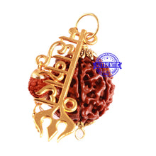 Load image into Gallery viewer, 7 Mukhi Hybrid Rudraksha - Bead No. 58 (with Mahakaal accessory)