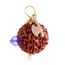 Load image into Gallery viewer, 8 Mukhi Hybrid Rudraksha - Bead No. 31 (with Axe accessory)