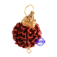 Load image into Gallery viewer, 8 Mukhi Hybrid Rudraksha - Bead No. 33 (with Laughing Buddha accessory)