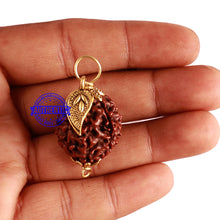 Load image into Gallery viewer, 8 Mukhi Hybrid Rudraksha - Bead No. 35 (with Belpatra accessory)