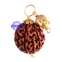 Load image into Gallery viewer, 8 Mukhi Hybrid Rudraksha - Bead No. 38 (with Lord Buddha accessory)
