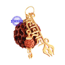 Load image into Gallery viewer, 8 Mukhi Hybrid Rudraksha - Bead No. 42 (with Mahakaal accessory)
