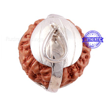 Load image into Gallery viewer, 8 Mukhi Indonesian Rudraksha Pendant in Pure Silver - 1
