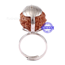 Load image into Gallery viewer, 8 Mukhi Indonesian Rudraksha Ring - 17