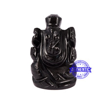 Load image into Gallery viewer, Black Agate Ganesha Statue - 73 H
