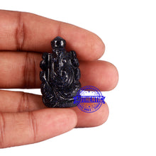 Load image into Gallery viewer, Blue Sunstone Ganesha Statue - 77 A
