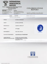 Load image into Gallery viewer, Blue Sapphire / Neelam - 27 - 3.77 carats