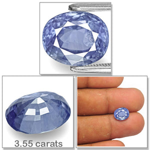 Blue Sapphire / Neelam - 24 - 3.55 carats