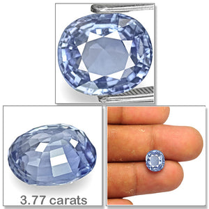 Blue Sapphire / Neelam - 27 - 3.77 carats