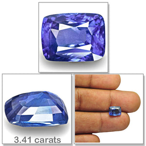 Blue Sapphire / Neelam - 29 - 3.41 carats