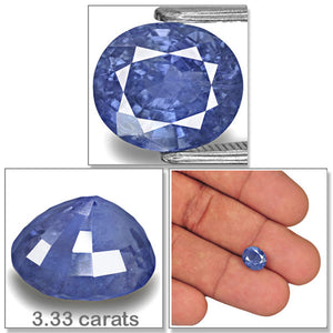 Blue Sapphire / Neelam - 30 - 3.33 carats