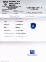 Load image into Gallery viewer, Blue Sapphire / Neelam - 31 - 5.82 carats