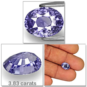 Blue Sapphire / Neelam - 32 - 3.83 carats