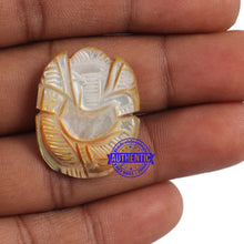 Load image into Gallery viewer, Mother of Pearl Ganesha Carving - 17
