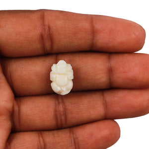 White Coral / Moonga Ganesha - 29