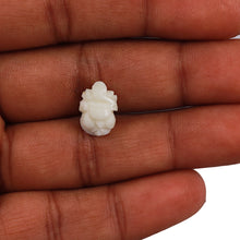 Load image into Gallery viewer, White Coral / Moonga Ganesha - 49
