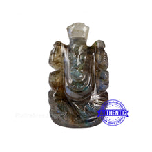 Load image into Gallery viewer, Labradorite Ganesha Statue - 102 E
