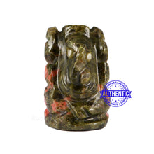 Load image into Gallery viewer, Unakite Ganesha Statue - 109 C
