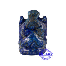 Load image into Gallery viewer, Lapis Lazuli Ganesha Statue - 25 A
