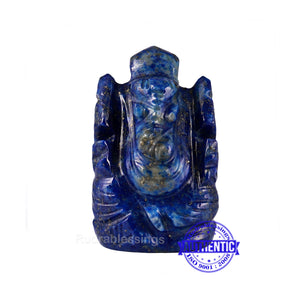 Lapis Lazuli Ganesha Statue - 25 A