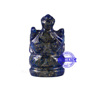 Lapis Lazuli Ganesha Statue - 25 B