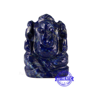 Lapis Lazuli Ganesha Statue - 25 F