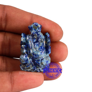 Lapis Lazuli Ganesha Statue - 25 H