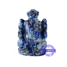 Load image into Gallery viewer, Lapis Lazuli Ganesha Statue - 25 H
