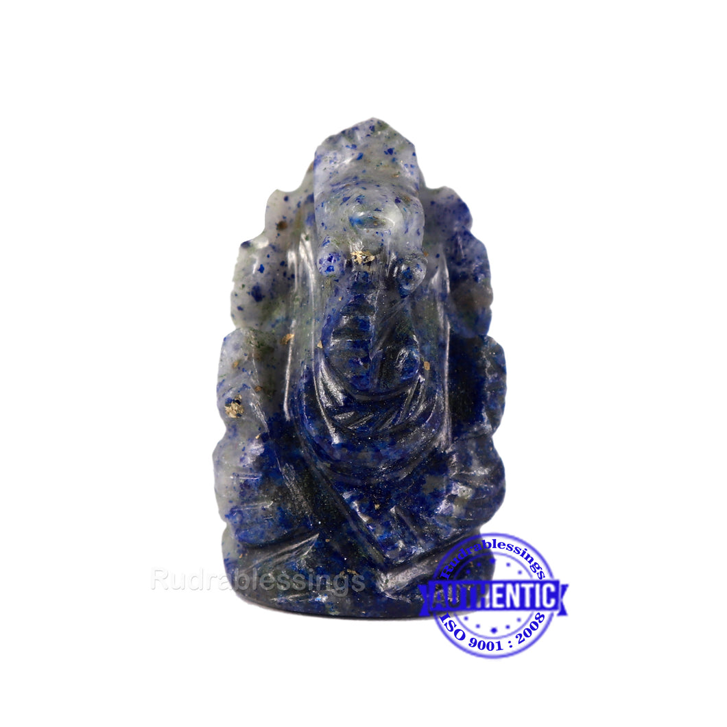 Lapis Lazuli Ganesha Statue - 25 i