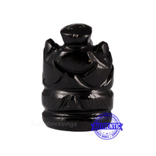 Load image into Gallery viewer, Black Agate Ganesha Statue - 73 E
