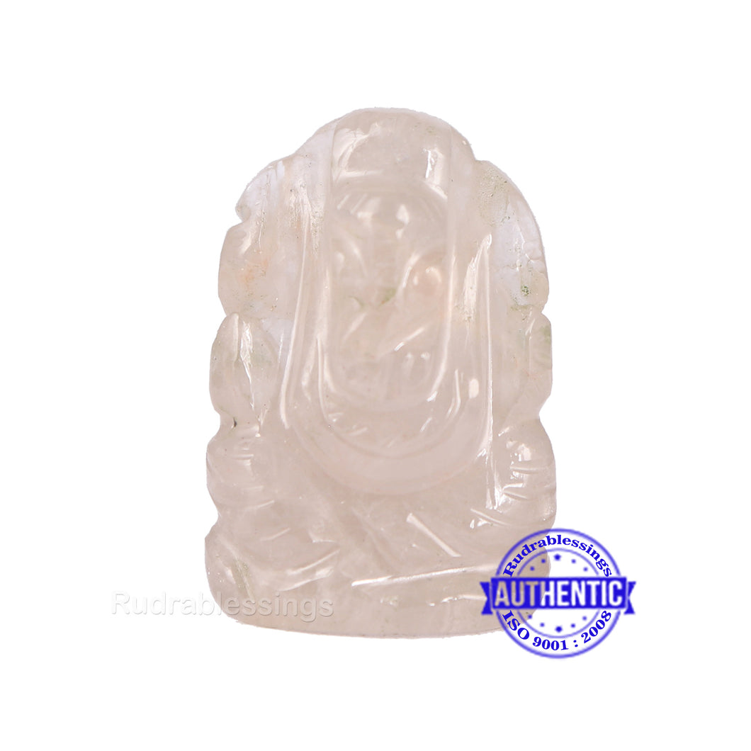Smoky Quartz Ganesha Statue - 78 E