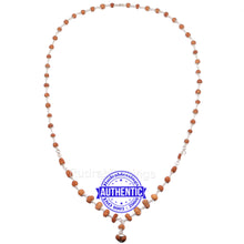 Load image into Gallery viewer, Rudraksha MahaSidhShakti Mala from Indonesia (Std size beads) - 1 (Pure Silver)
