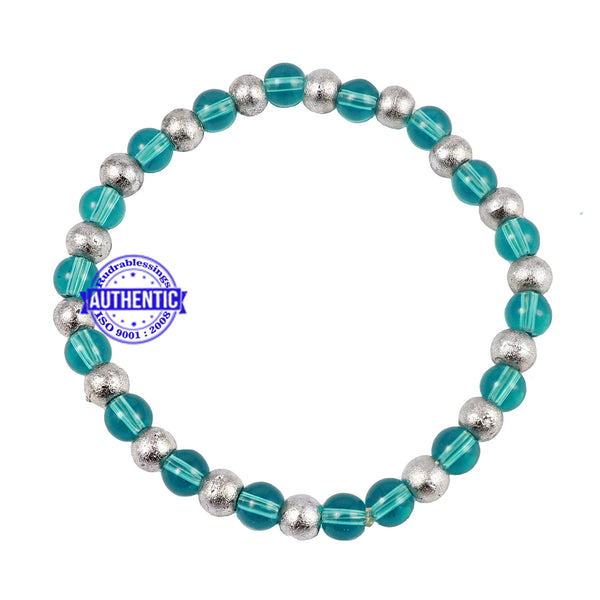 Parad Beads + Blue Stone Bracelet
