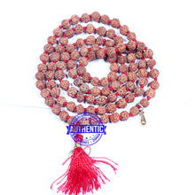 Load image into Gallery viewer, 5 mukhi Rudraksha mala with Accessory Gada
