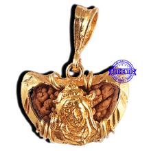 Load image into Gallery viewer, 1 Mukhi half moon shaped from India - Bead No. 345
