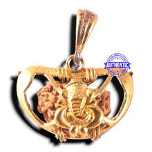 Load image into Gallery viewer, 1 Mukhi half moon shaped from India - Bead No. 265
