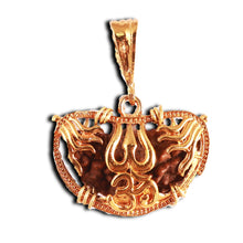 Load image into Gallery viewer, 1 Mukhi half moon shaped from India - Bead No. 287
