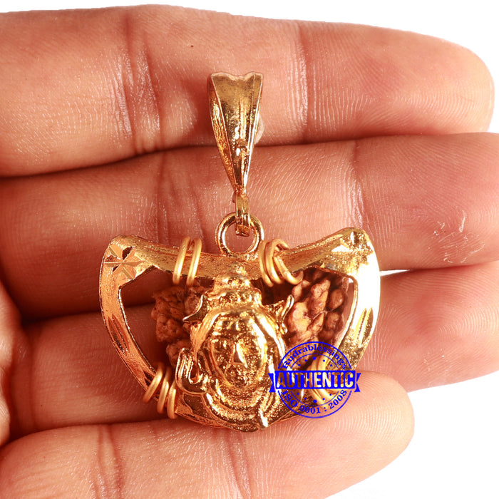 1 Mukhi half moon shaped from India - Bead No. 301